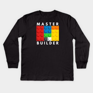 Master Builder Kids Long Sleeve T-Shirt